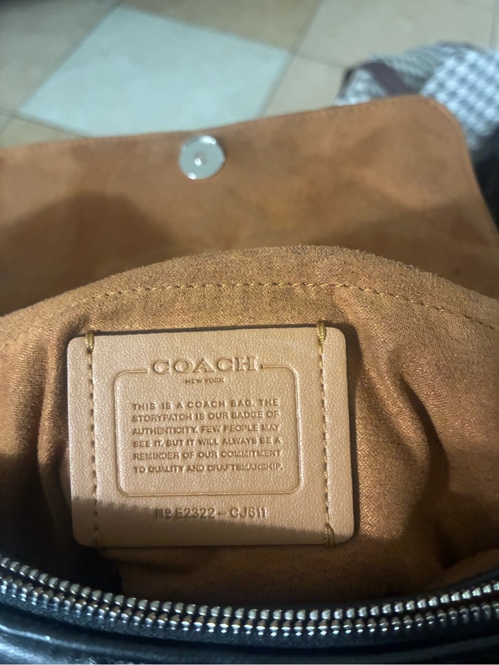Coach klare crossbody 25 black quilted leather bag - Picture 5 of 14